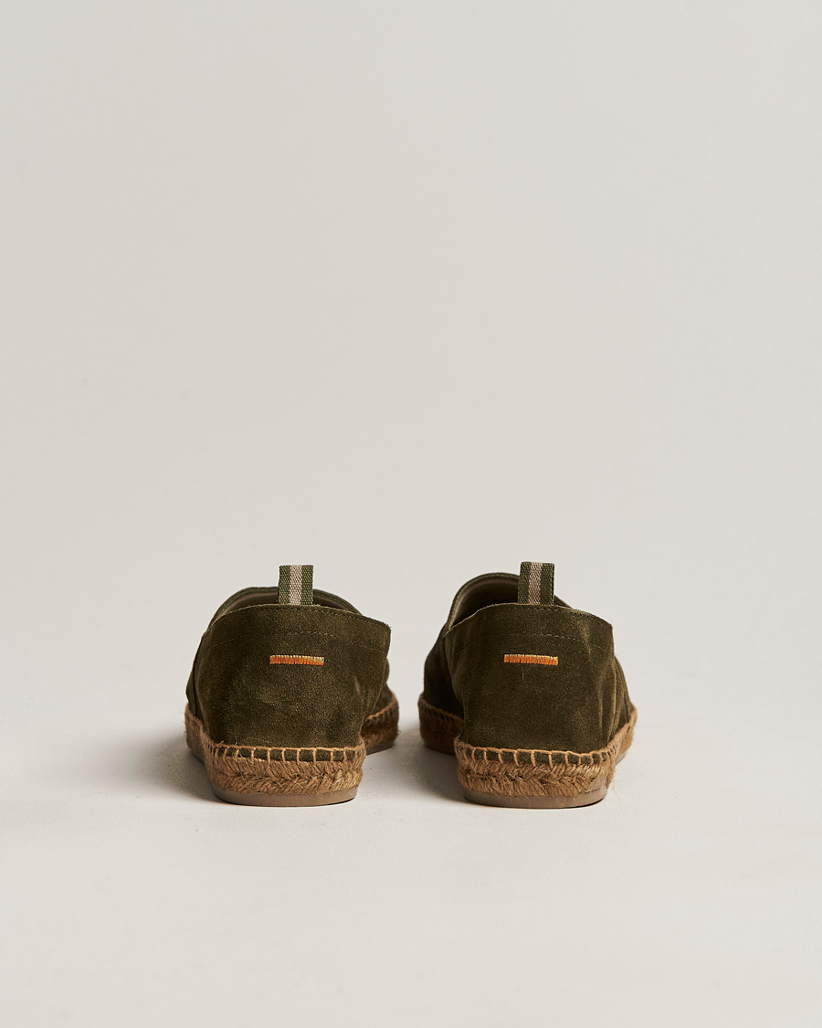 Herren | Castañer Pablo Casual Suede Espadrilles Musgo | Castañer | Pablo Casual Suede Espadrilles Musgo