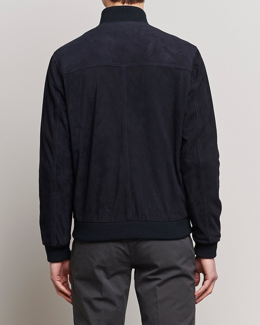 Herren | Jacken | Valstar | Valstarino Suede Jacket Navy