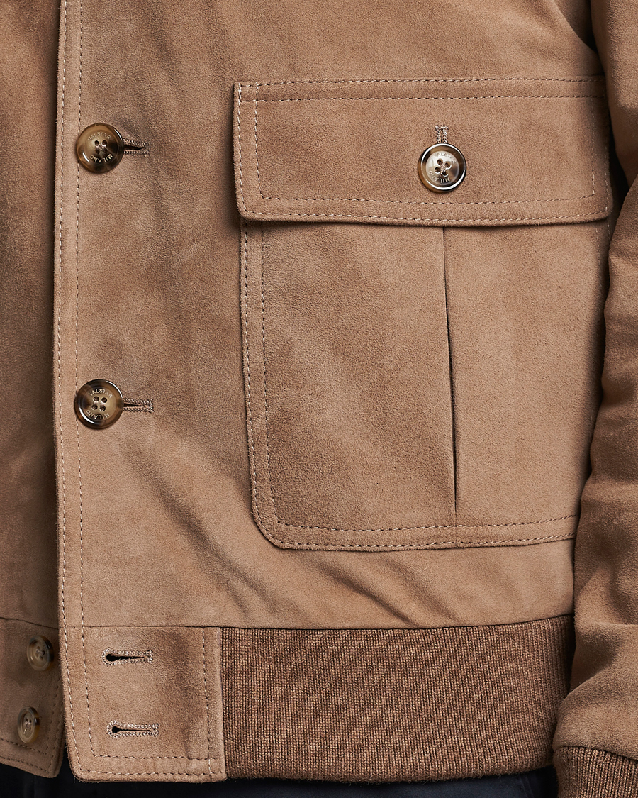 Herren | Jacken | Valstar | Valstarino Suede Jacket Light Beige