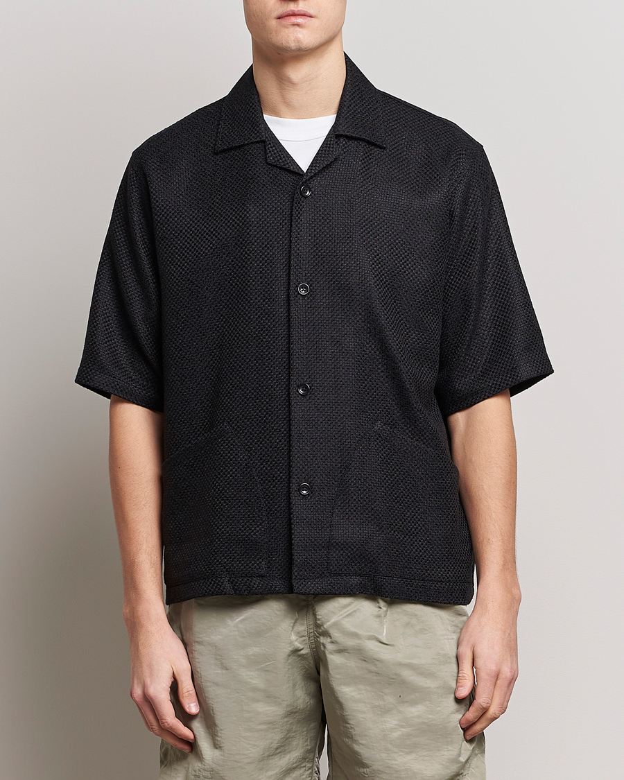 Herren |  | Sunflower | Coco Short Sleeve Cabana Shirt Black