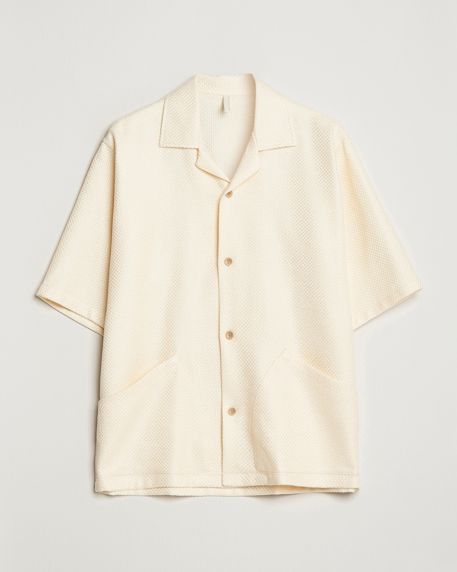 Herren | Hemden | Sunflower | Coco Short Sleeve Cabana Shirt Off White
