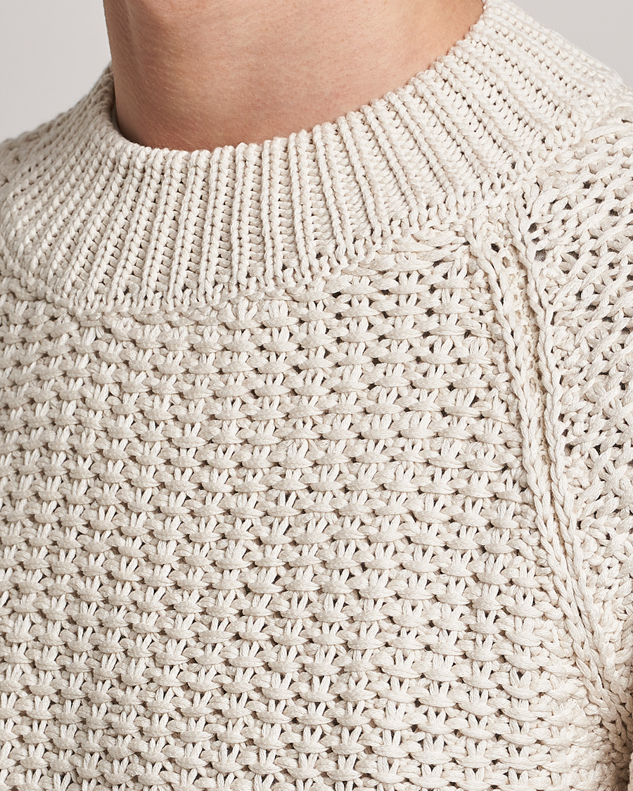 Herren | Pullover | Sunflower | Tape Heavy Sweater Off White