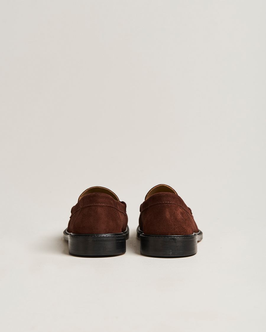 Herren | VINNY's Yardee Moccasin Loafer Brown Suede | VINNY's | Yardee Moccasin Loafer Brown Suede