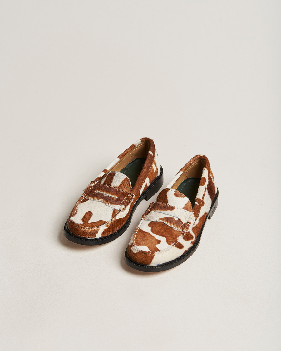 Herren | Contemporary Creators | VINNY's | Yardee Moccasin Loafer Spotted Pony Hair