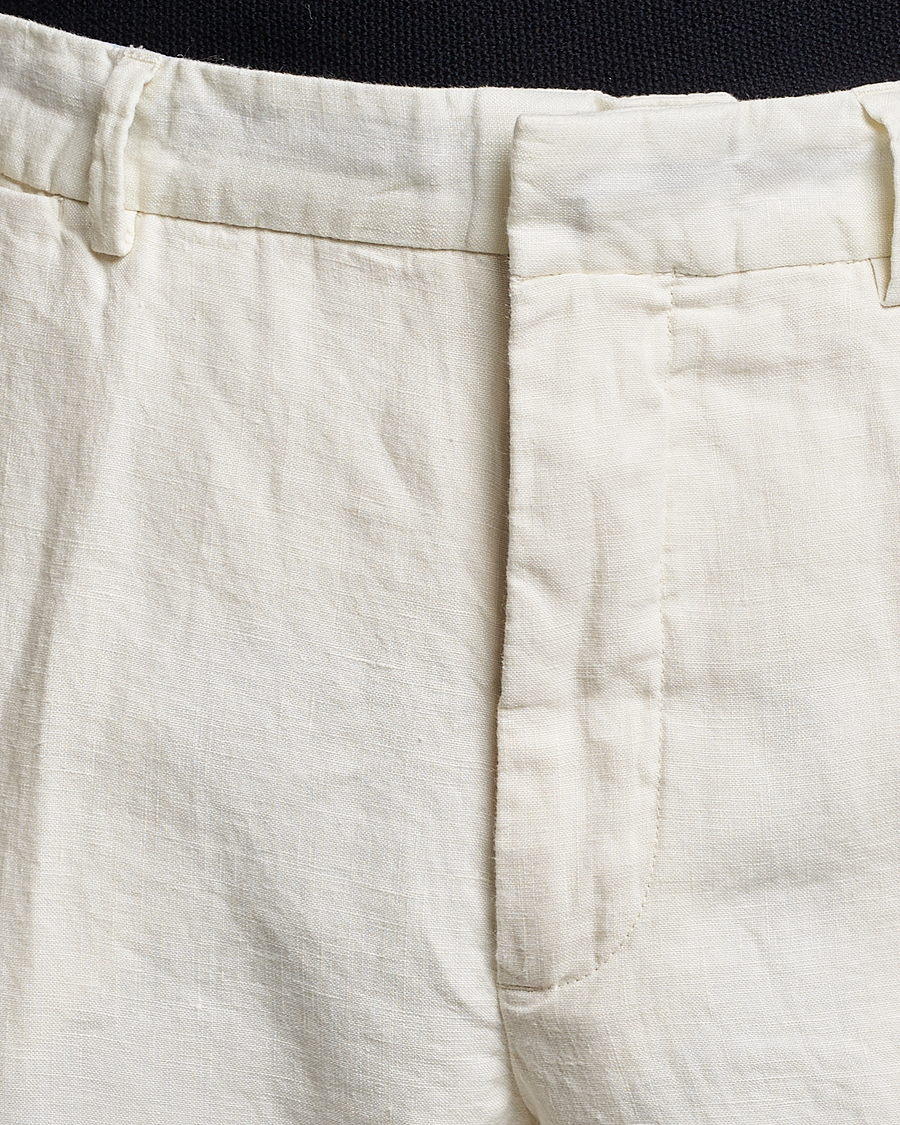 Herren | Hosen | Polo Ralph Lauren | Linen Pleated Trousers Cream