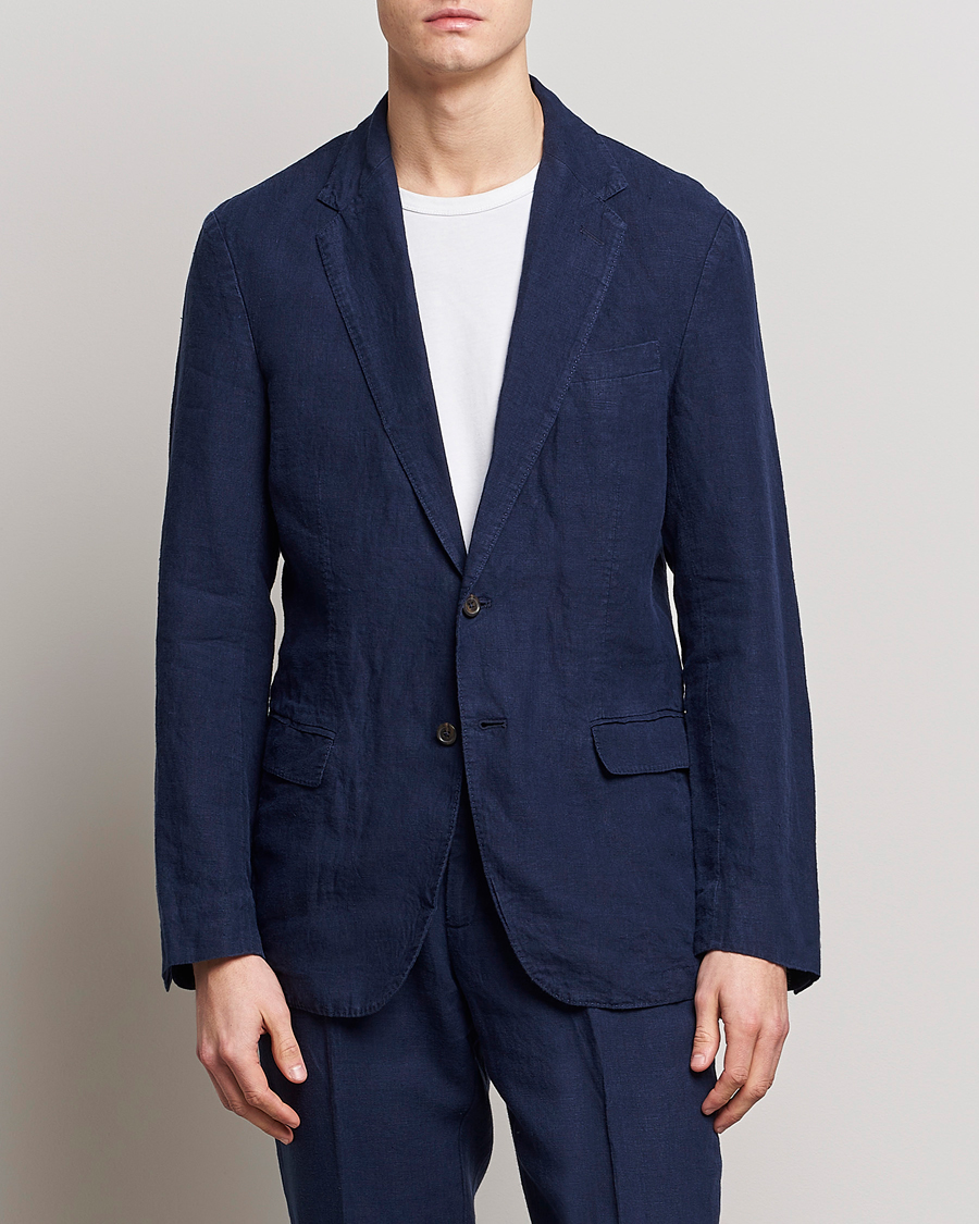 Herren | Sakkos | Polo Ralph Lauren | Linen Sportcoat Navy