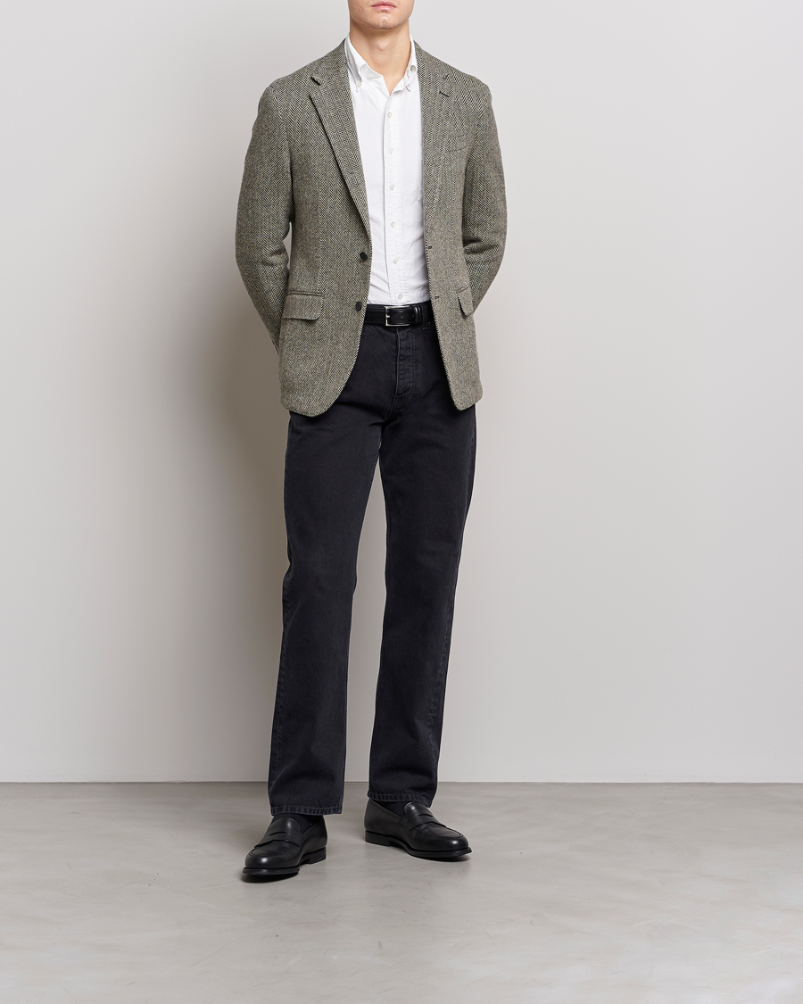 Herren | Sakkos | Polo Ralph Lauren | Herringbone Sportcoat Black/Cream