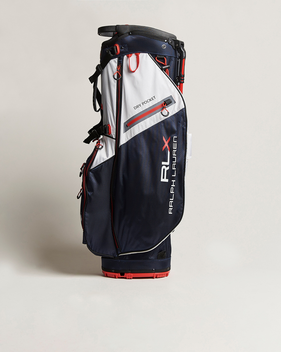 Herren | RLX Ralph Lauren Stand Golf Bag White/Navy | RLX Ralph Lauren | Stand Golf Bag White/Navy