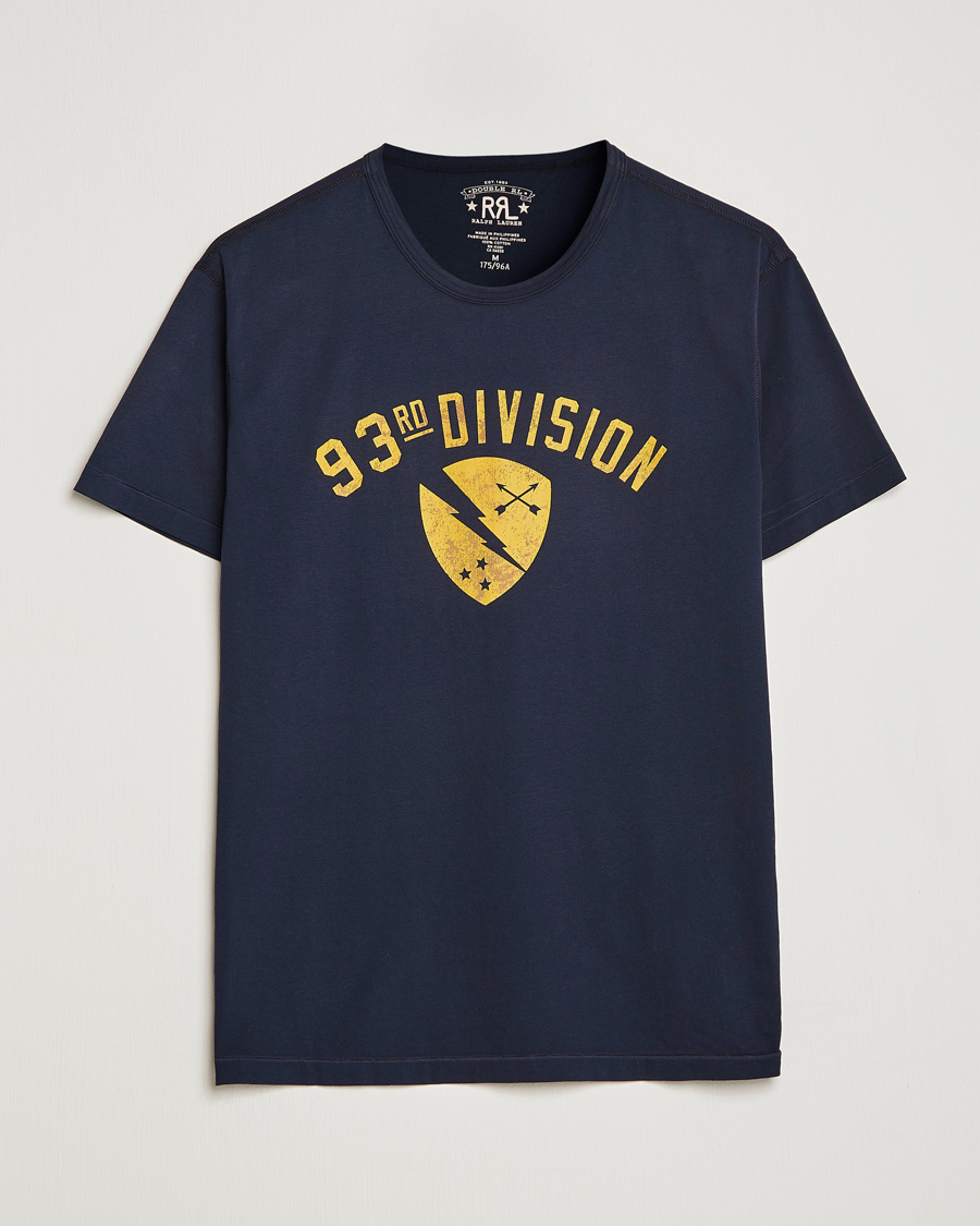 Herren | T-Shirts | RRL | Naval Graphic Tee Vintage Navy