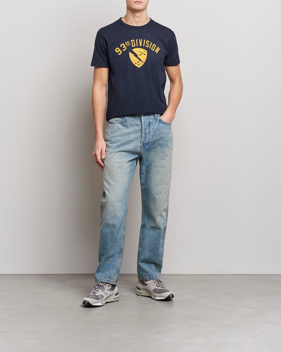 Herren | T-Shirts | RRL | Naval Graphic Tee Vintage Navy