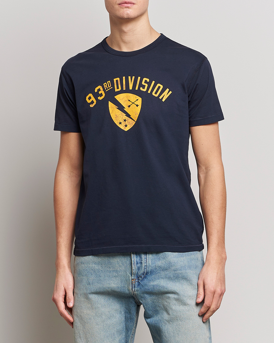 Herren | T-Shirts | RRL | Naval Graphic Tee Vintage Navy