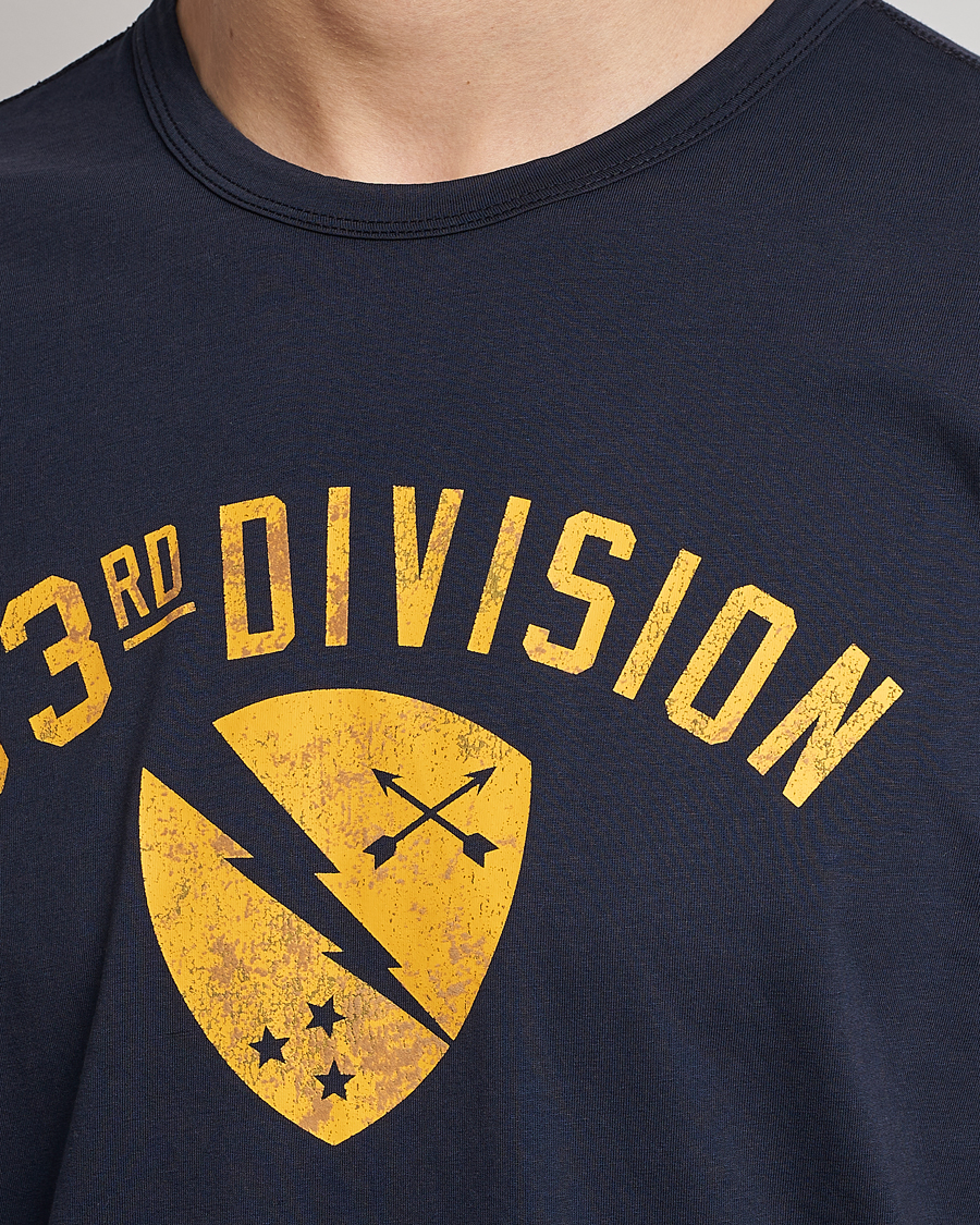 Herren | T-Shirts | RRL | Naval Graphic Tee Vintage Navy