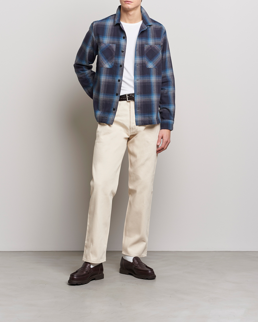 Herren | Hemden | RRL | Towns Camp Overshirt Black/Blue