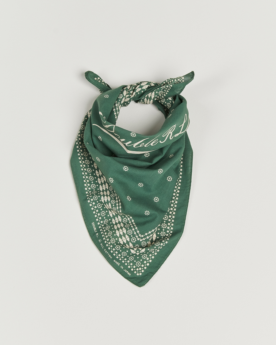 Herren | RRL Benson Bandana Faded Green | RRL | Benson Bandana Faded Green
