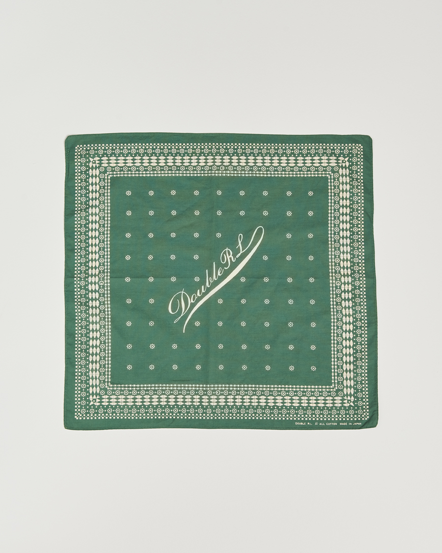 Herren | RRL Benson Bandana Faded Green | RRL | Benson Bandana Faded Green