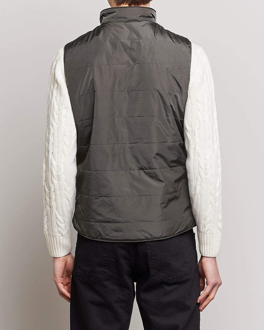 Herren | Westen | Stenströms | Padded Nylon Vest Dark Green