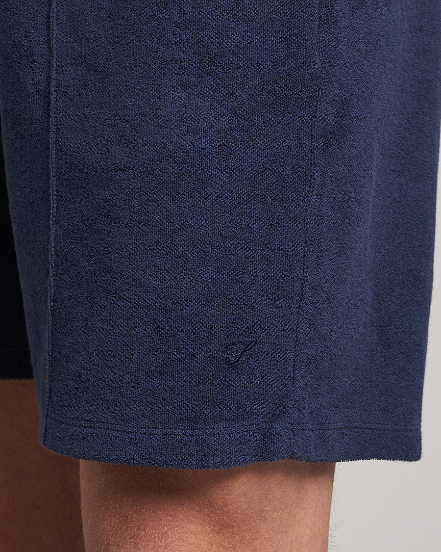 Herren | Shorts | Stenströms | Terry Cotton Shorts Navy