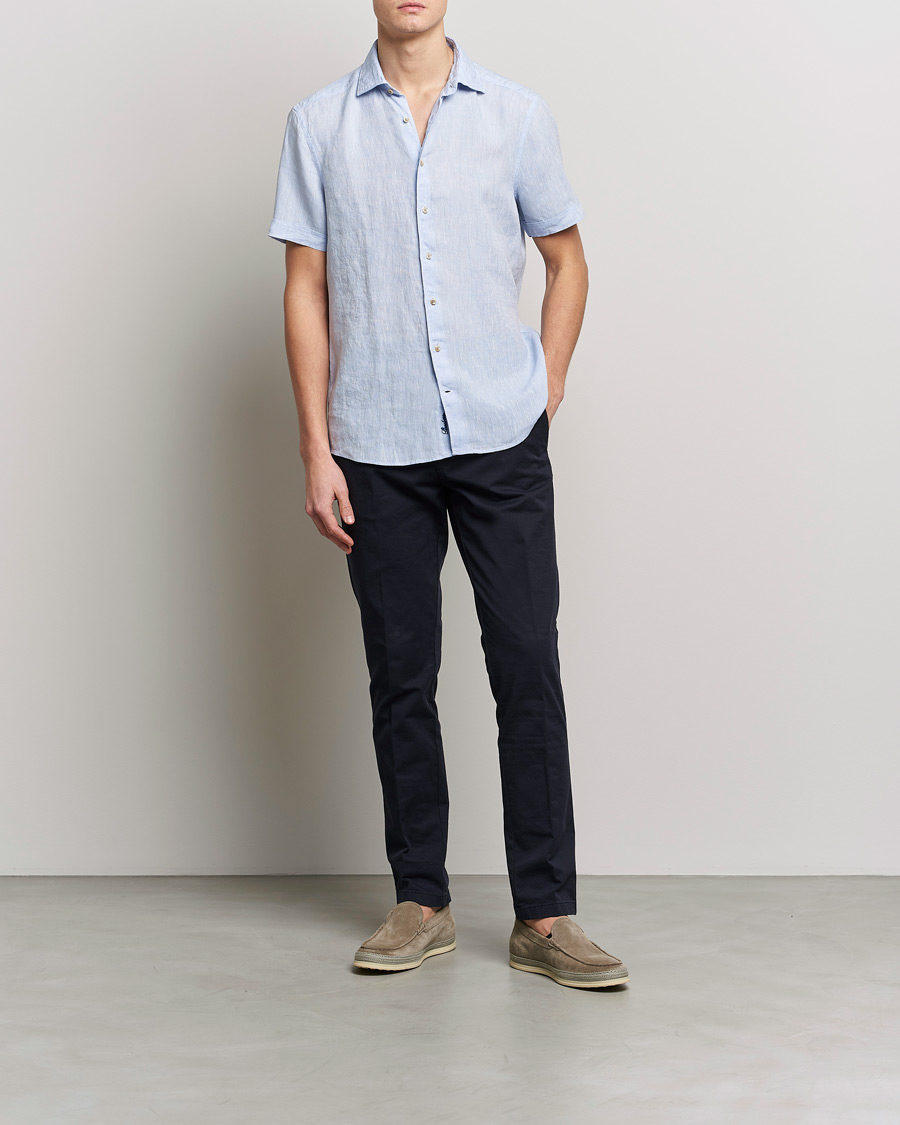 Mens light blue short on sale sleeve shirt