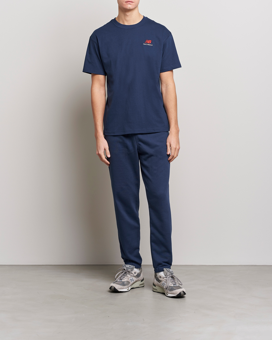 Herren | Hosen | New Balance | French Terry Sweatpants Natural Indigo