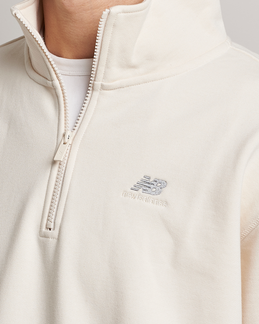 Herren | Pullover | New Balance | Athletics 90s 1/4 Zip Sweater Greige