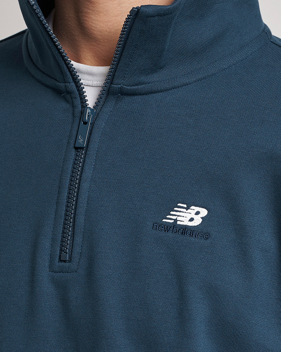 Herren | Pullover | New Balance | Athletics 90s 1/4 Zip Sweater Navy