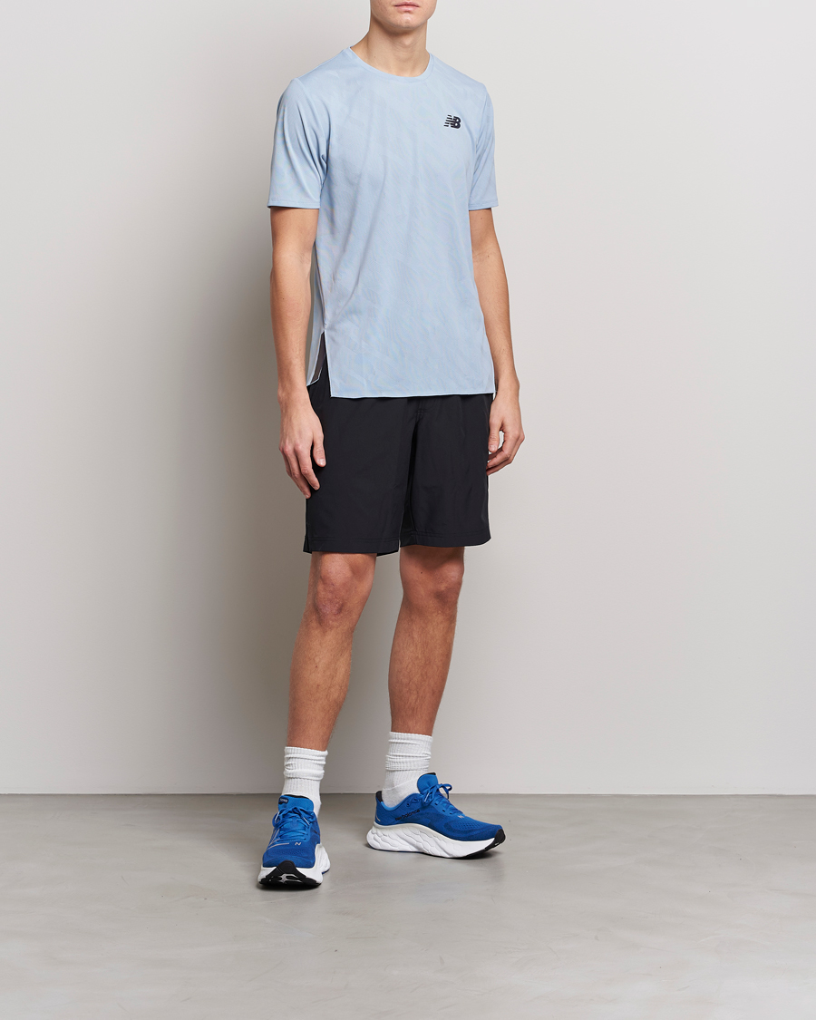 Herren | T-Shirts | New Balance Running | Q Speed Jacquard T-Shirt Light Arctic Grey