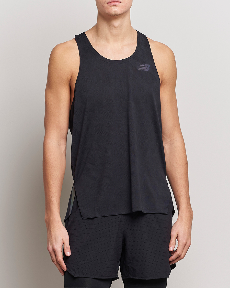 Herren | Unterhemden | New Balance Running | Q Speed Jacquard Singlet Black