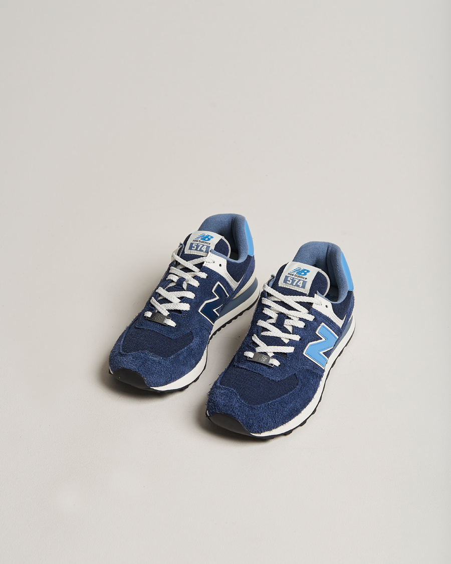 Herren | Wildlederschuhe | New Balance | 574 Sneakers Blue Navy
