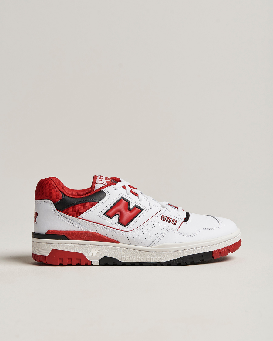 Herren | Sneaker | New Balance | 550 Sneakers White/Red