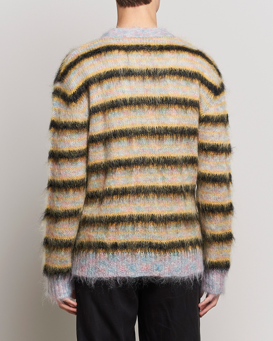 Herren | Pullover | Marni | Striped Mohair Cardigan Multicolor