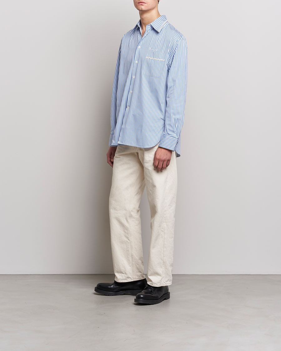 Herren | Hemden | Marni | Striped Pocket Shirt Iris Blue