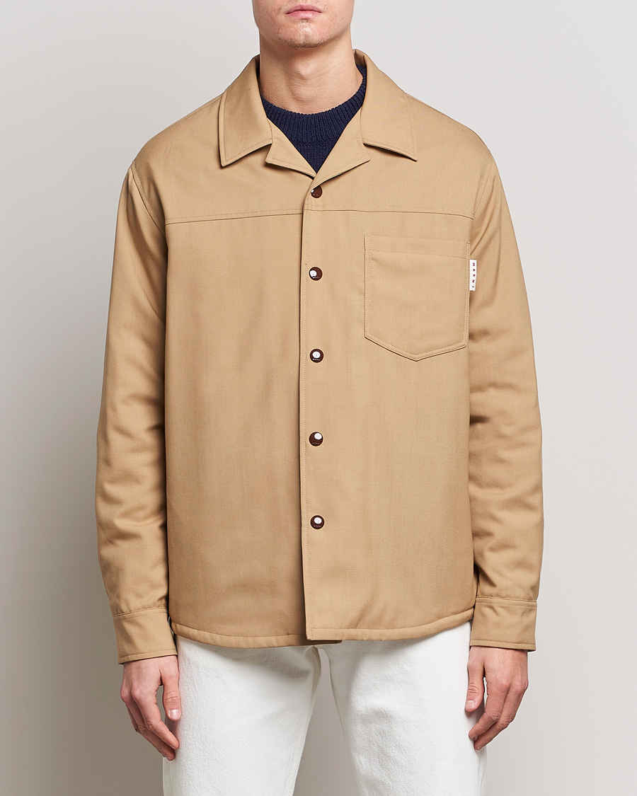 Herren | Marni | Marni | Virgin Wool Shirt Jacket Dijon
