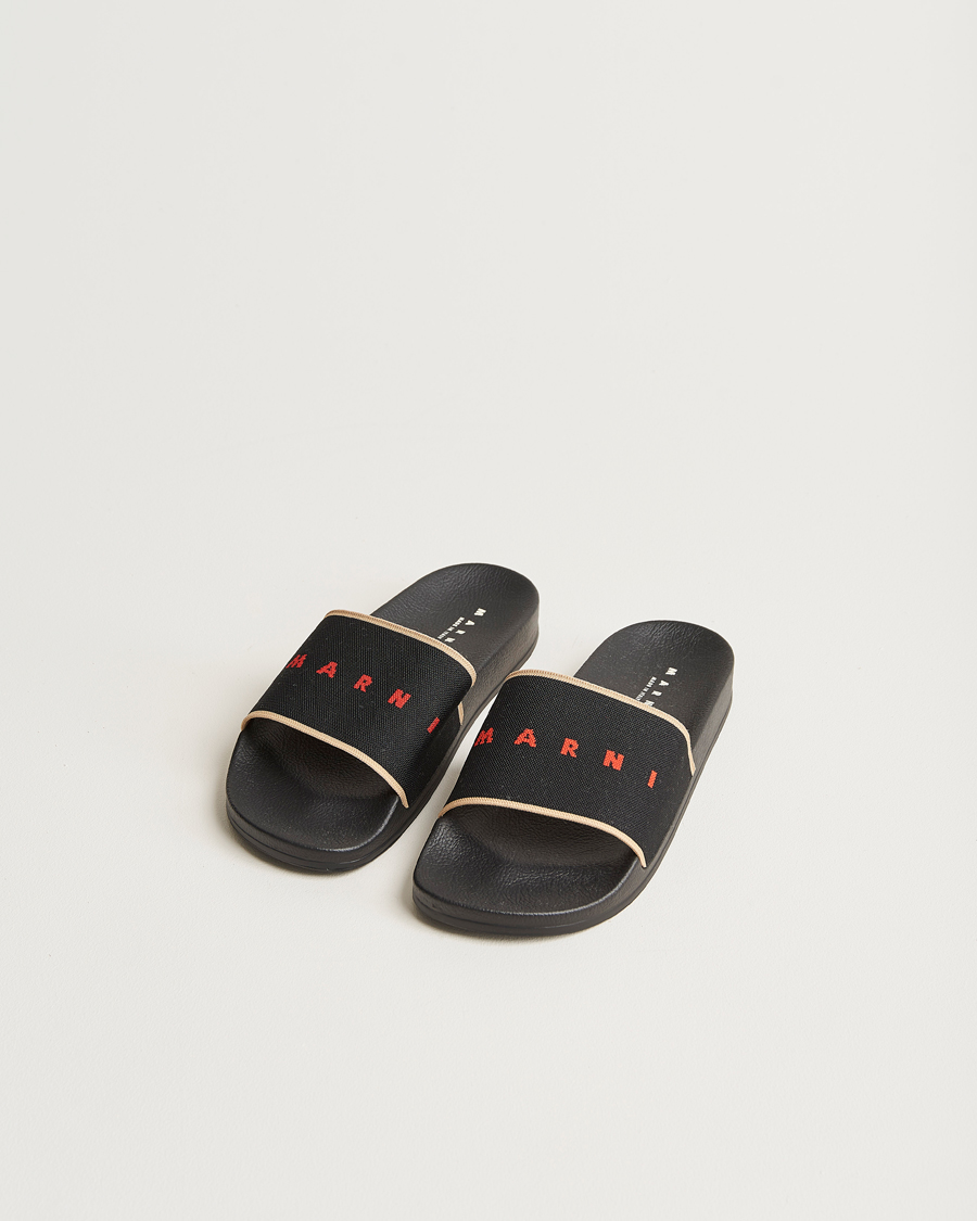 Herren |  | Marni | Rubber Slides Black