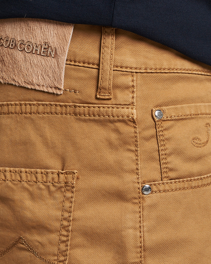 Herren | Shorts | Jacob Cohën | Nicolas Cotton Twill Shorts Beige