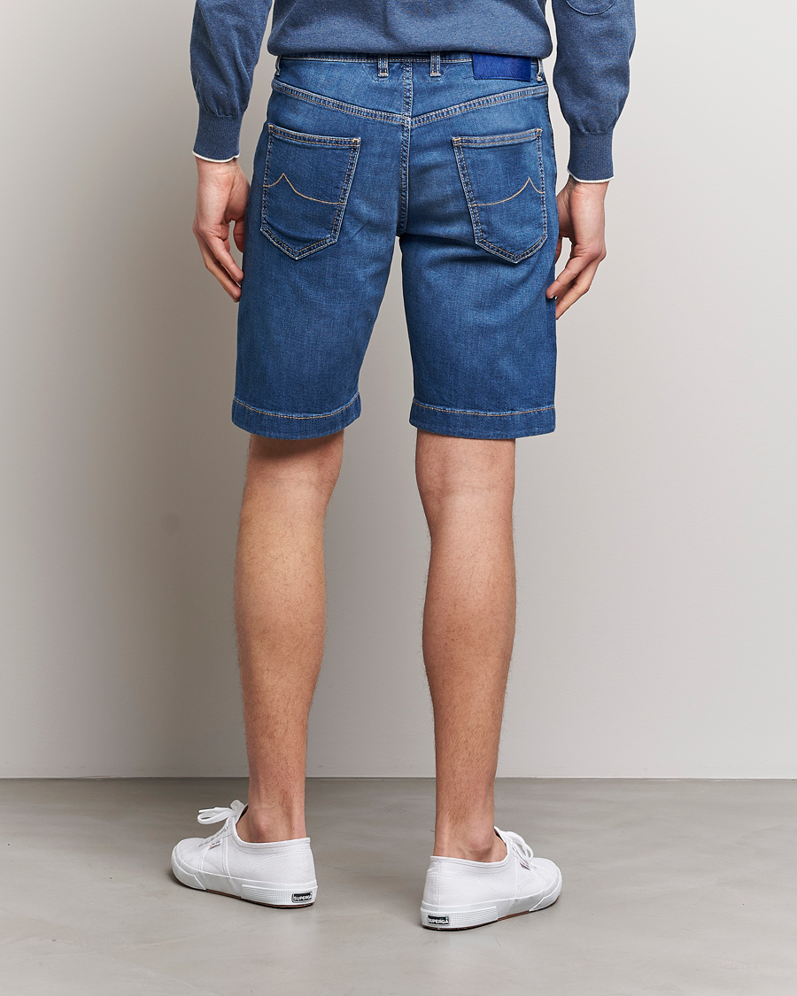 Herren | Shorts | Jacob Cohën | Nicolas Jeans Shorts Light Blue