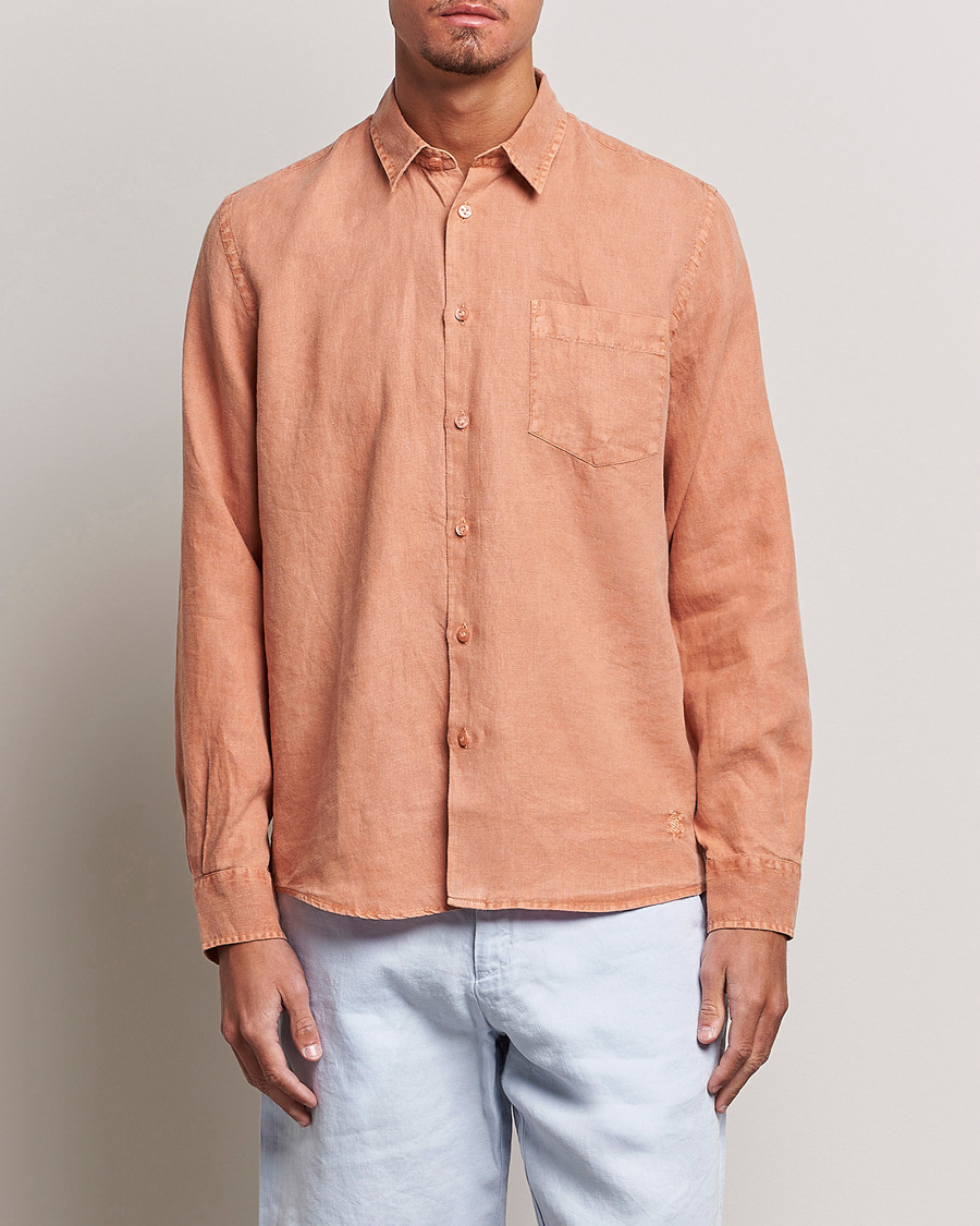 Herren | Hemden | Vilebrequin | Caroubis Linen Shirt Pottery