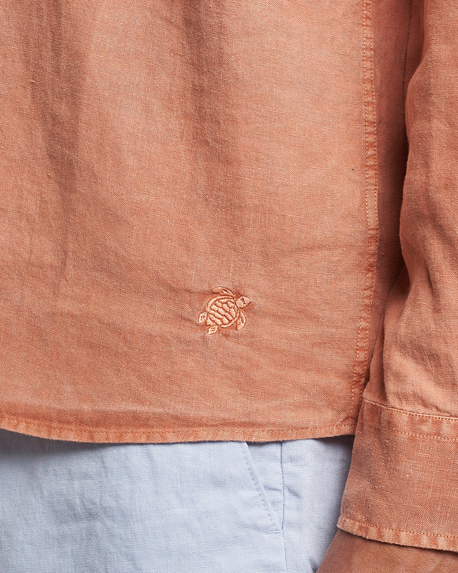 Herren | Hemden | Vilebrequin | Caroubis Linen Shirt Pottery