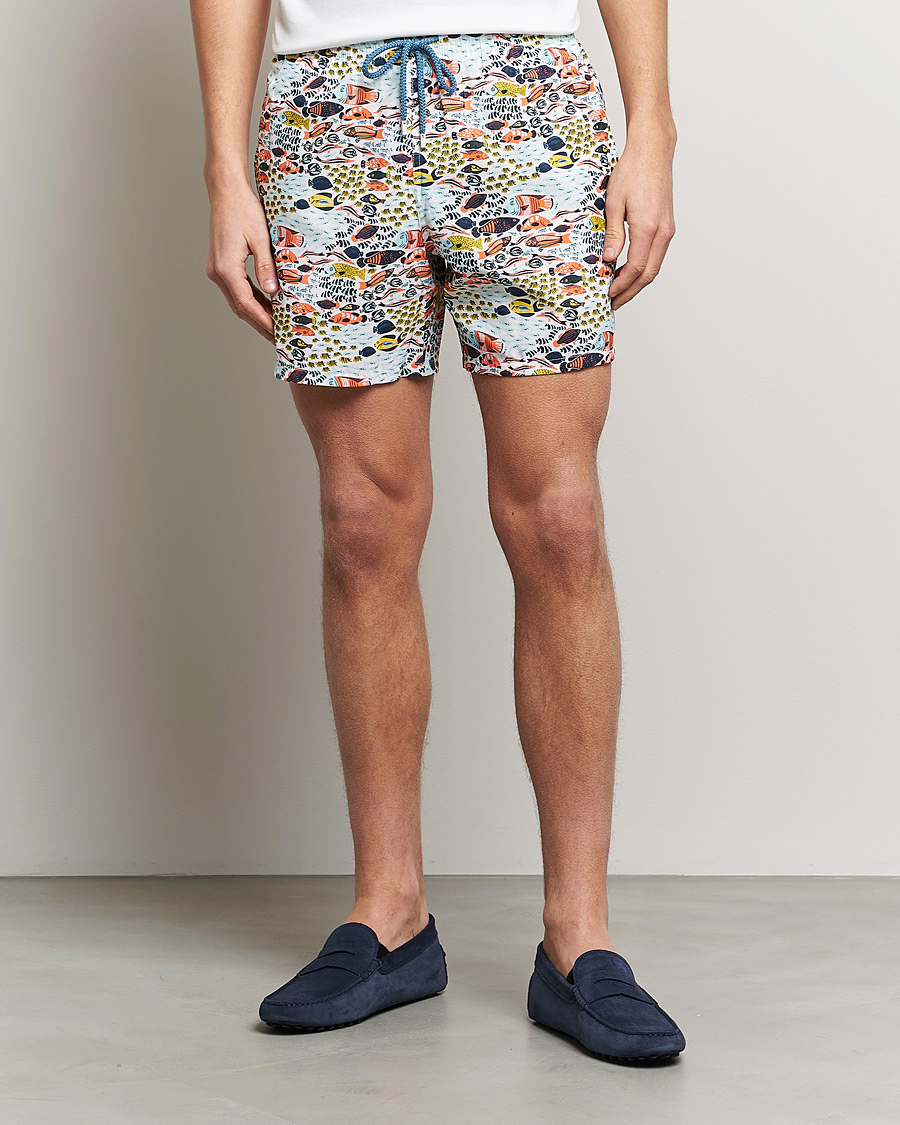 Men | Vilebrequin | Vilebrequin | Mahina Swimshorts Blanc