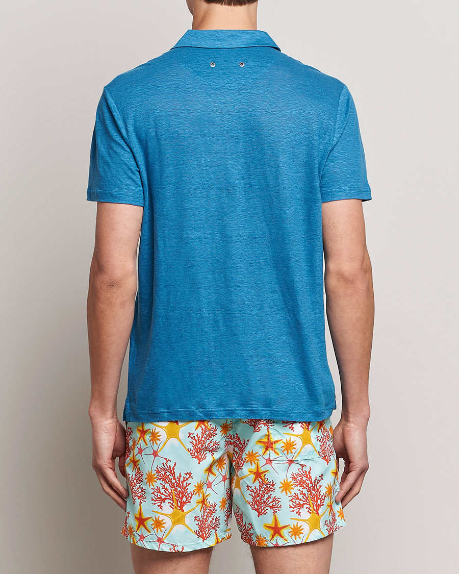 Herren | Poloshirts | Vilebrequin | Jersey Linen Polo Calanque