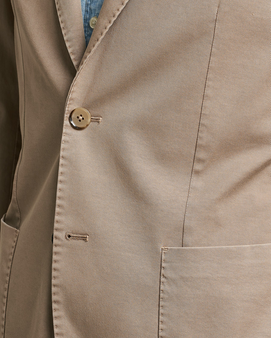 Herren | Sakkos | L.B.M. 1911 | Jack Regular Fit Cotton Stretch Blazer Taupe