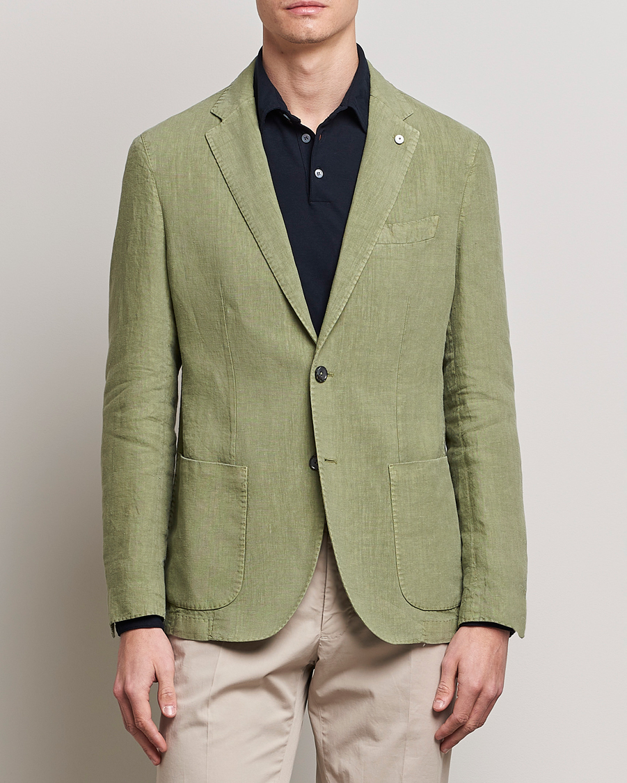 Herren |  | L.B.M. 1911 | Jack Regular Fit Linen Blazer Light Green