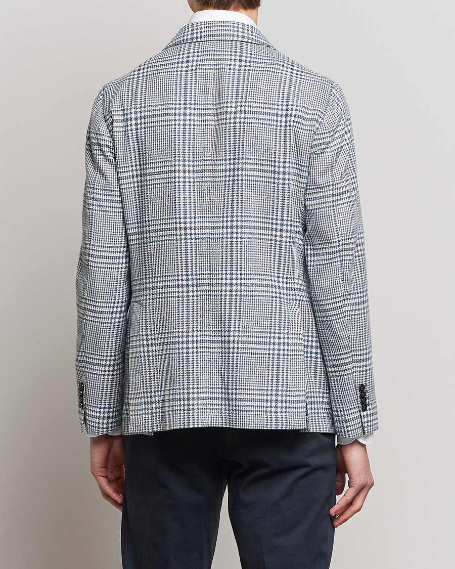 Herren | Sakkos | L.B.M. 1911 | Jack Regular Fit Houndstooth Checked Blazer Blue