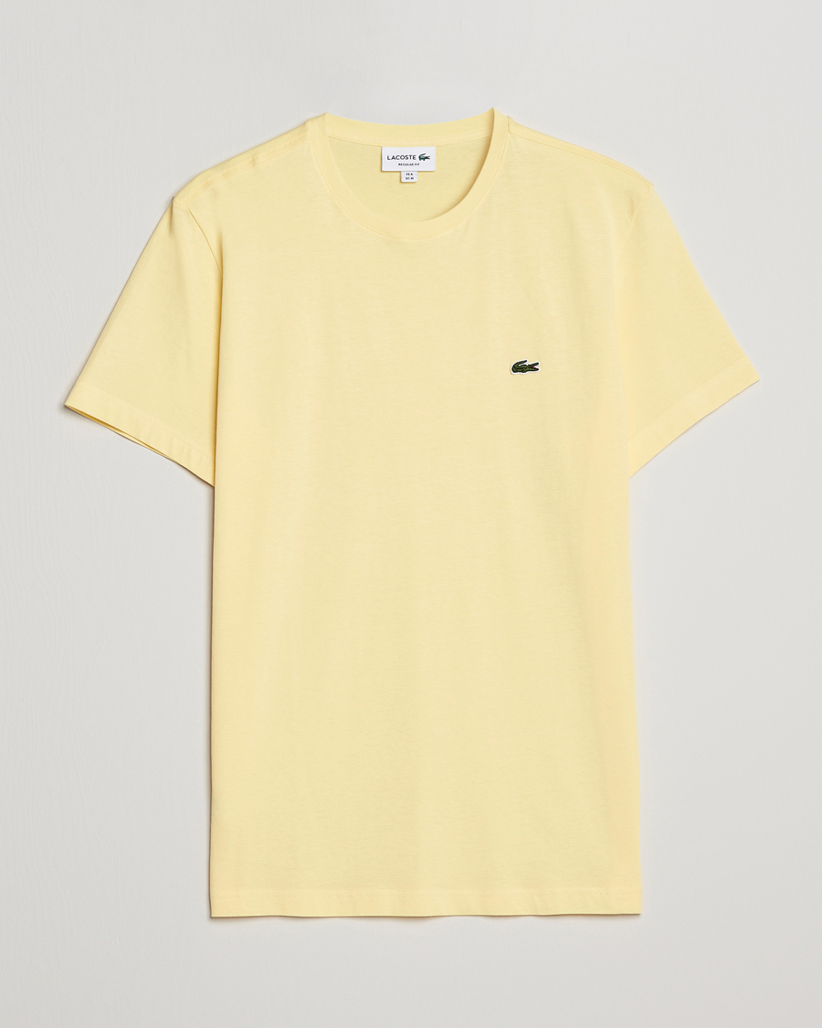 Herren | T-Shirts | Lacoste | Crew Neck Tee Yellow