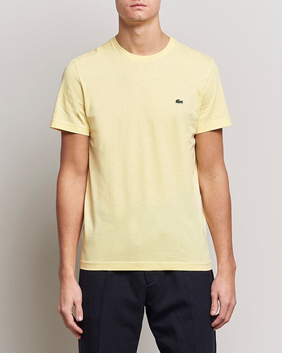 Herren | T-Shirts | Lacoste | Crew Neck Tee Yellow