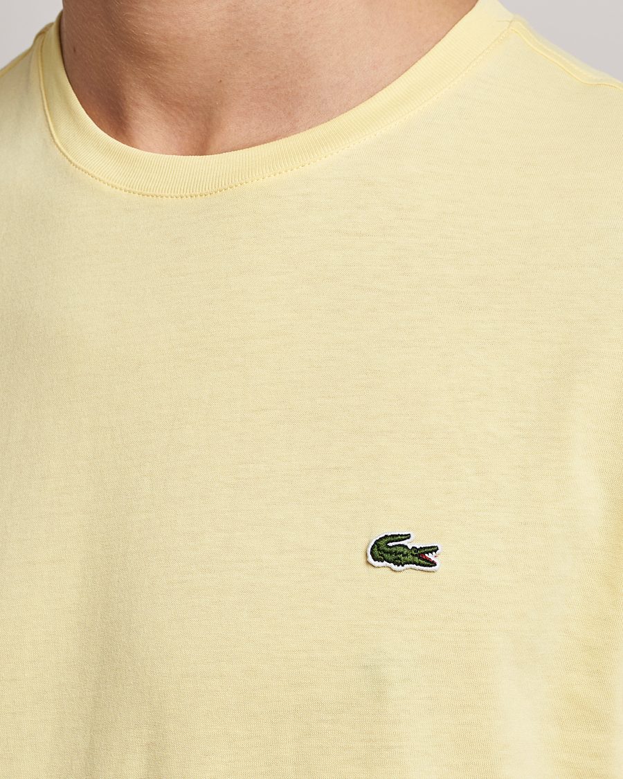 Herren | T-Shirts | Lacoste | Crew Neck Tee Yellow