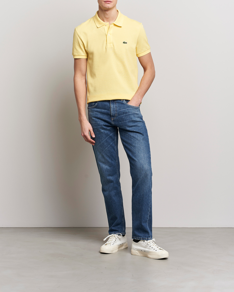 Herren | Poloshirt | Lacoste | Slim Fit Polo Piké Yellow