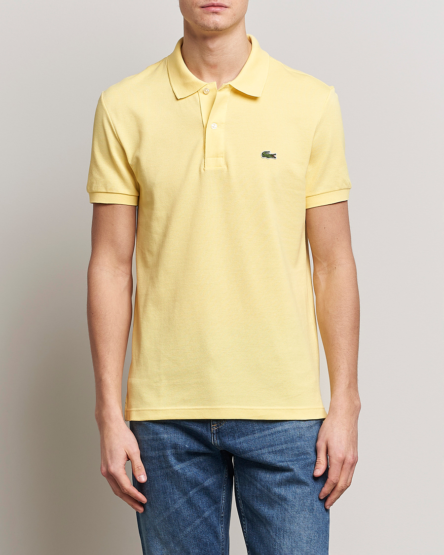 Herren | Poloshirt | Lacoste | Slim Fit Polo Piké Yellow