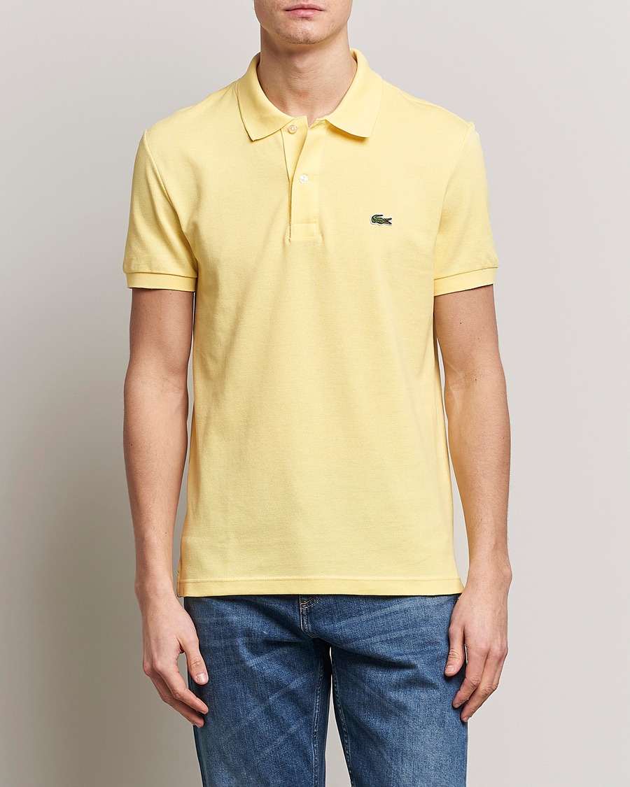 Herr | Kläder | Lacoste | Slim Fit Polo Piké Yellow