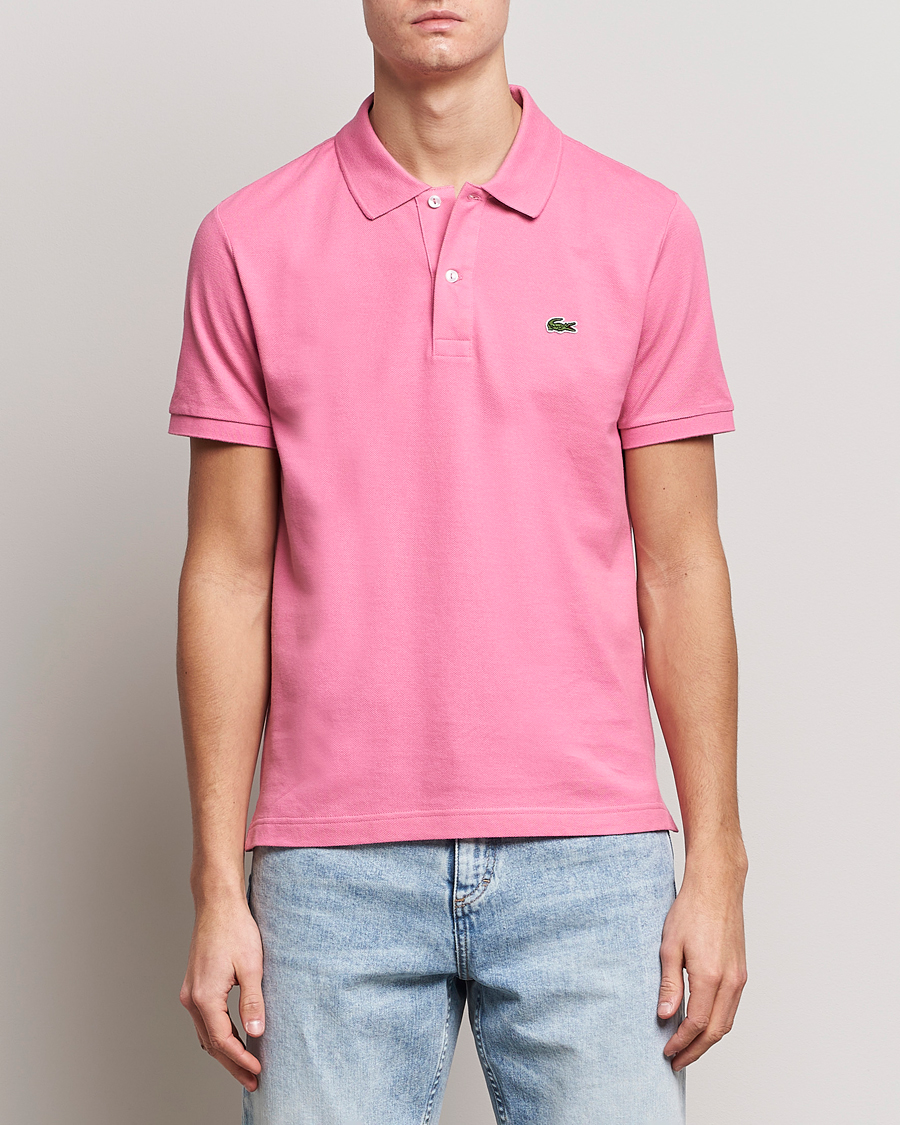 Herr | Kläder | Lacoste | Slim Fit Polo Piké Reseda Pink