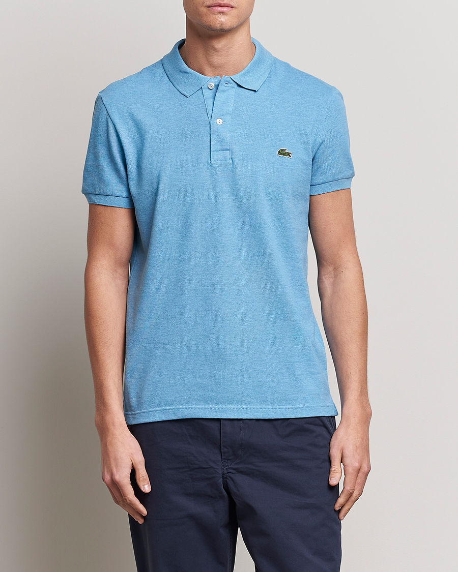 Herren | Poloshirt | Lacoste | Slim Fit Polo Piké Heather Thermal